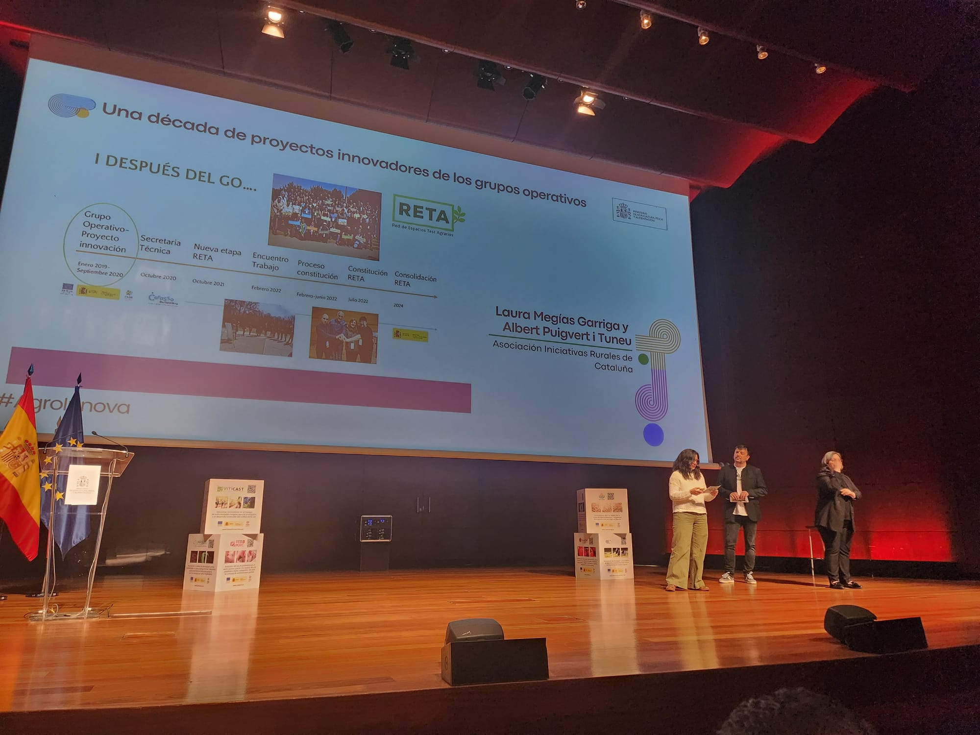 La RETA participa como Caso de éxito en el acto conmemorativo de los diez años de Proyectos Innovadores de Grupos Operativos Supraautonomicos